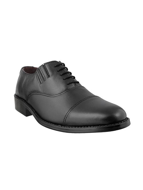 black leather lace-up oxford - 14116762 - Very Small Image - 1