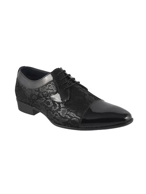 black patent leather lace-up derby - 14116765 - Very Small Image - 1