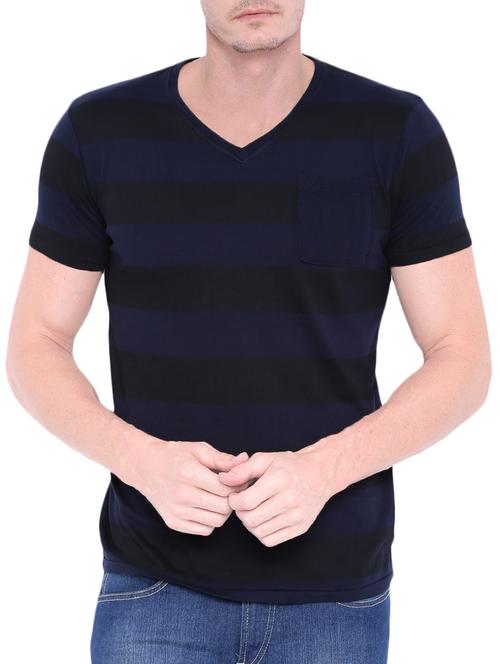 navy blue cotton t-shirt - 14117837 - Very Small Image - 1