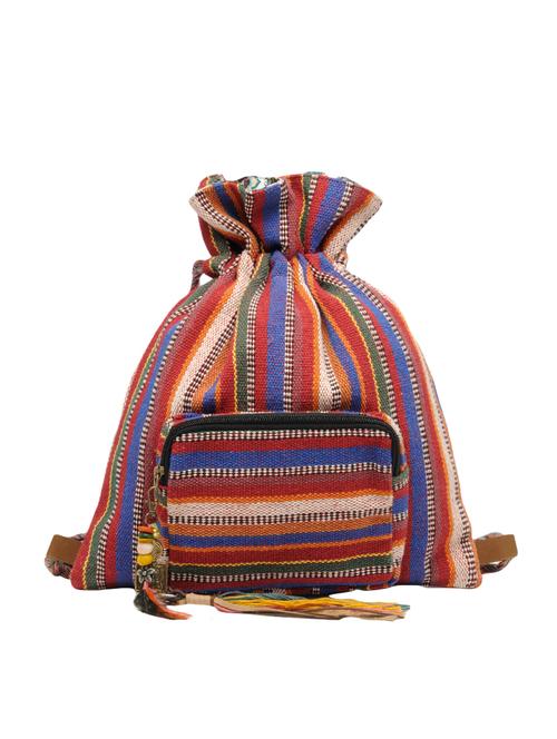 multi colored cotton regular backpack - 14119614 - Very Small Image - 1