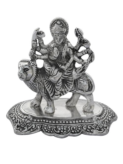 durga ma in metal by  handicrafts paradise - 14123436 - Very Small Image - 1