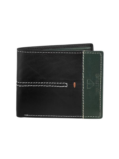 Black Leather Wallet - 14123530 - Very Small Image - 1