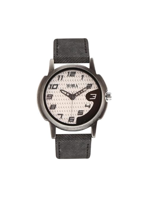 horra round analog dial  watch - 14123674 - Very Small Image - 1