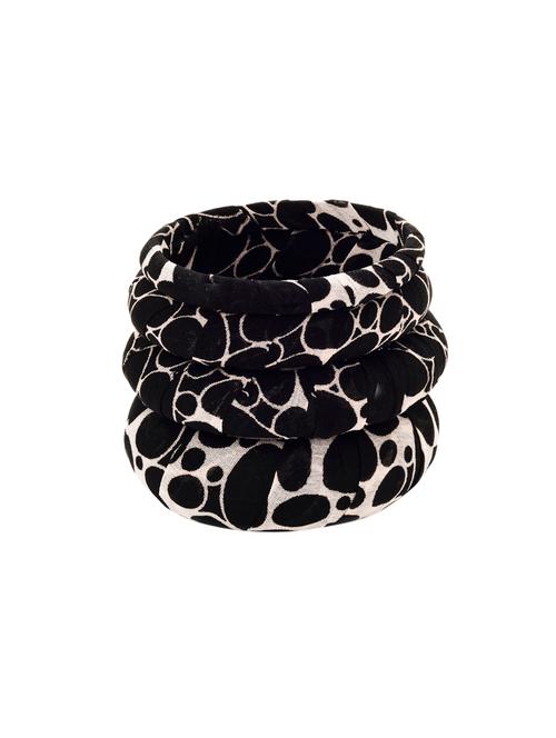multi colored velvet bangle - 14123938 - Very Small Image - 1