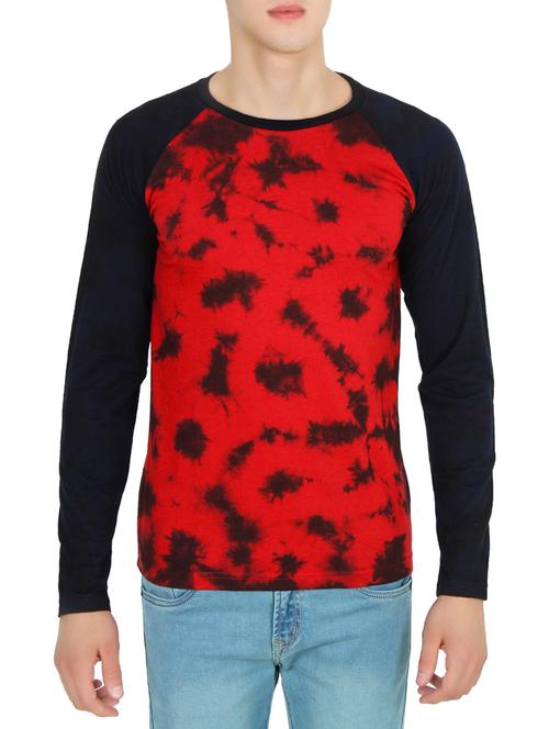 red cotton t-shirt - 14127271 - Very Small Image - 1