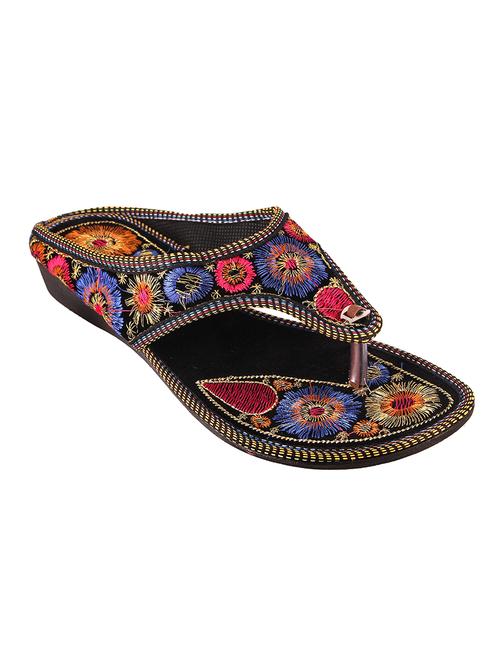 black ethnic sandal - 14127646 - Very Small Image - 1