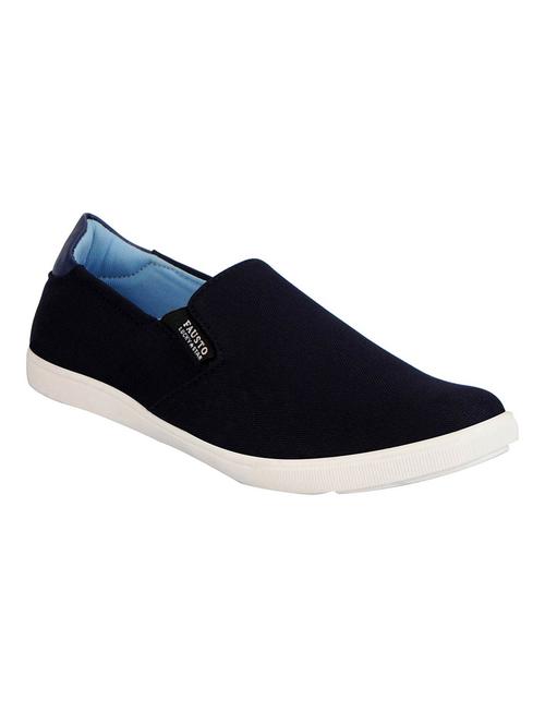 navy canvas casual slipon - 14127734 - Very Small Image - 1