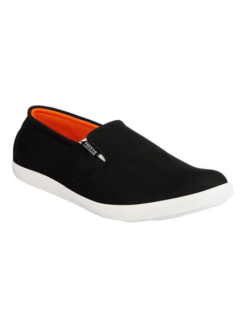 black canvas casual slipon - 14127845 - Very Small Image - 1