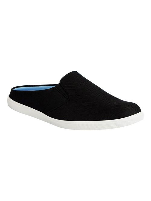 black canvas slip on mule - 14127855 - Very Small Image - 1