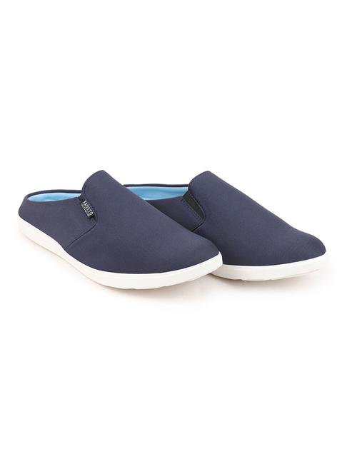 navy canvas slip on mule - 14127856 - Very Small Image - 1
