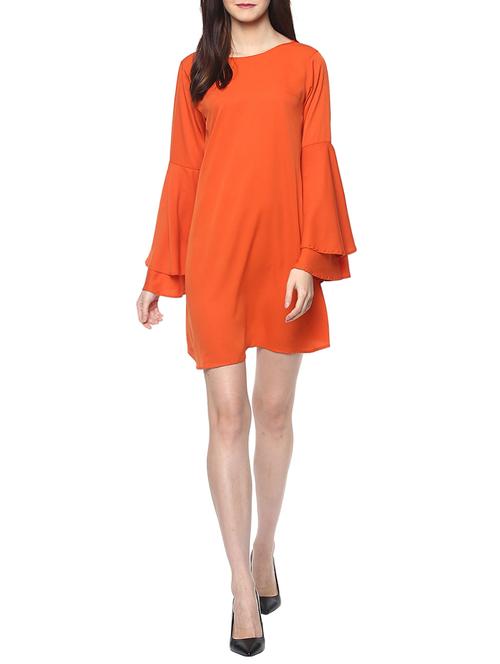 women's shift solid dress - 14128804 - Very Small Image - 1