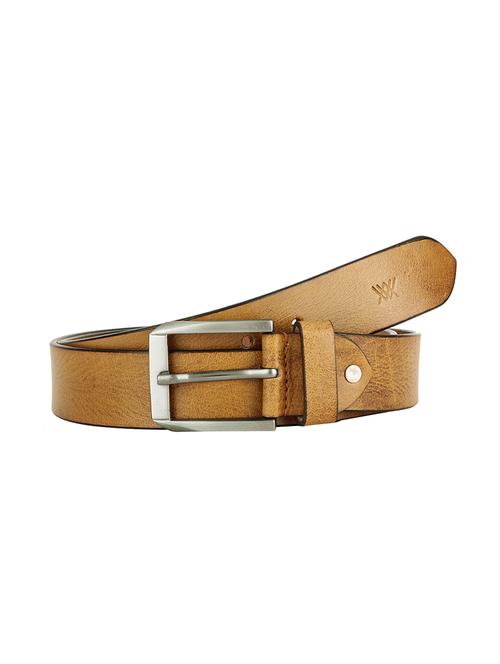 aw brown leather belt - 14128906 - Very Small Image - 1