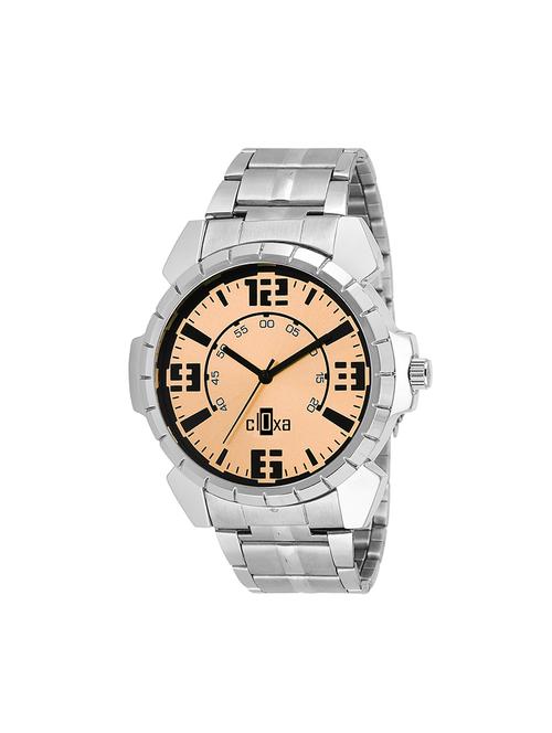 Cloxa Analog Gold Dail Chain Mans Watch - 14129015 - Very Small Image - 1