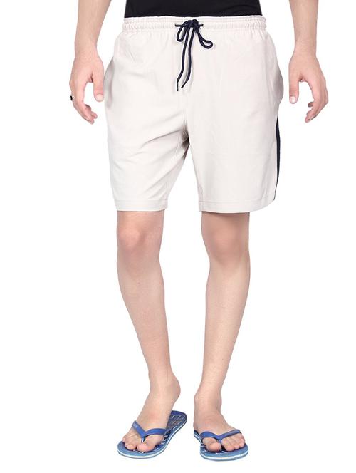 beige polyester shorts - 14129232 - Very Small Image - 1