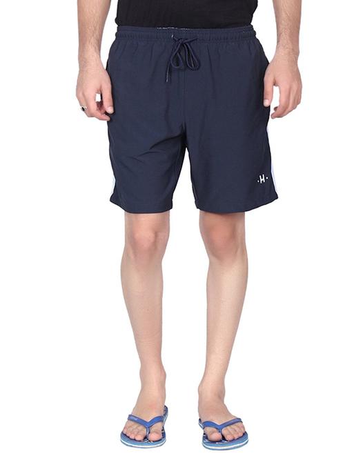 navy blue polyester shorts - 14129235 - Very Small Image - 1