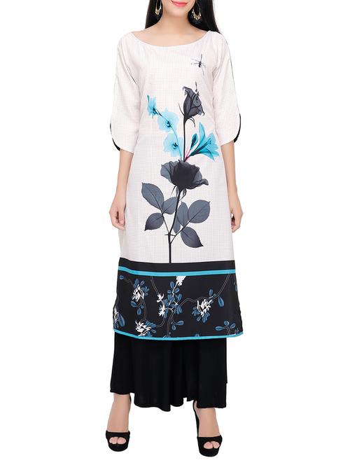 multicolored straight kurta - 14129447 - Very Small Image - 1