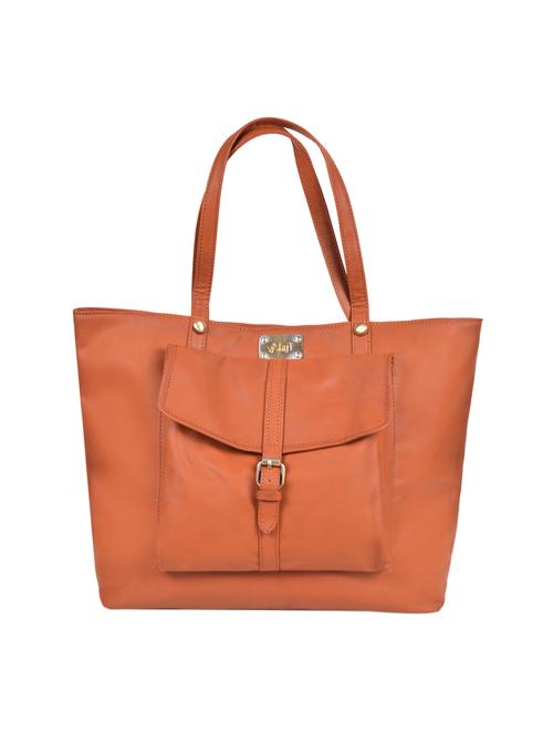 tan leatherette regular tote - 14130366 - Very Small Image - 1