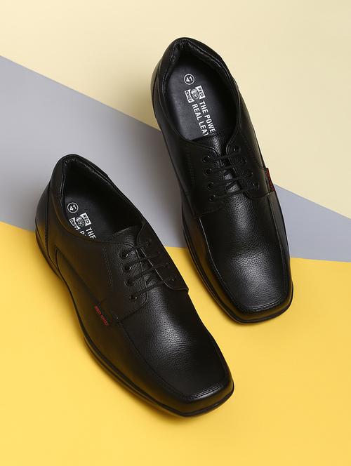 black leather lace-up derby - 14131846 - Very Small Image - 1