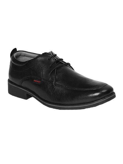 Black Leather Lace-up Derby - 14131854 - Very Small Image - 1