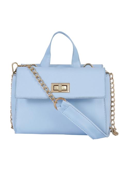 blue leatherette  regular sling bag - 14131887 - Very Small Image - 1