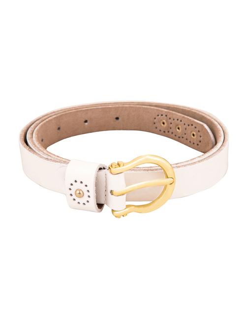white leather belt - 14133131 - Very Small Image - 1