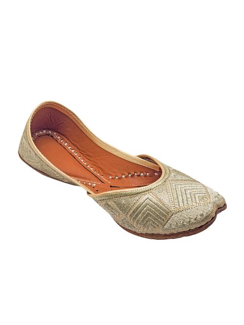 gold  leather jutis - 14136100 - Very Small Image - 1