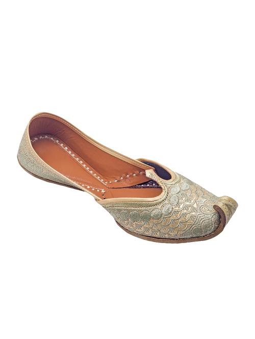gold  leather jutis - 14136108 - Very Small Image - 1