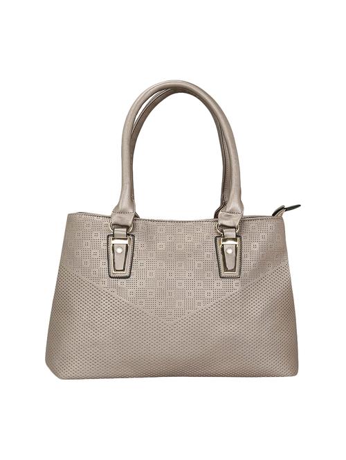 silver leatherette  regular handbag - 14139027 - Very Small Image - 1