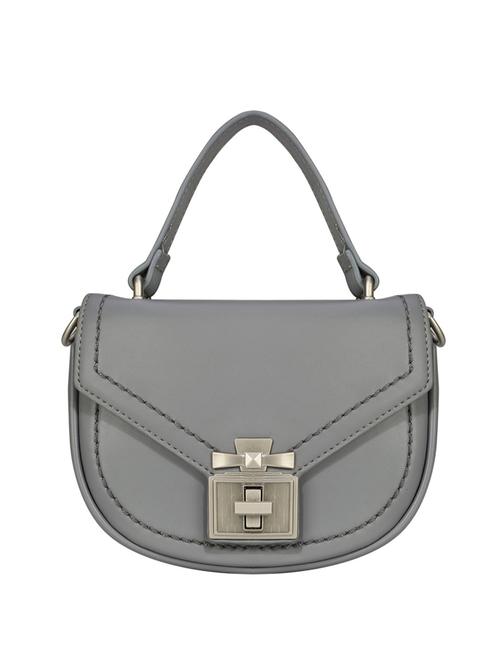 grey leatherette  regular sling bag - 14143228 - Very Small Image - 1