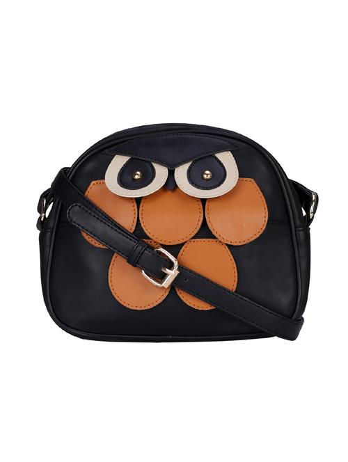 brown leatherette regular sling bag - 14143252 - Very Small Image - 1