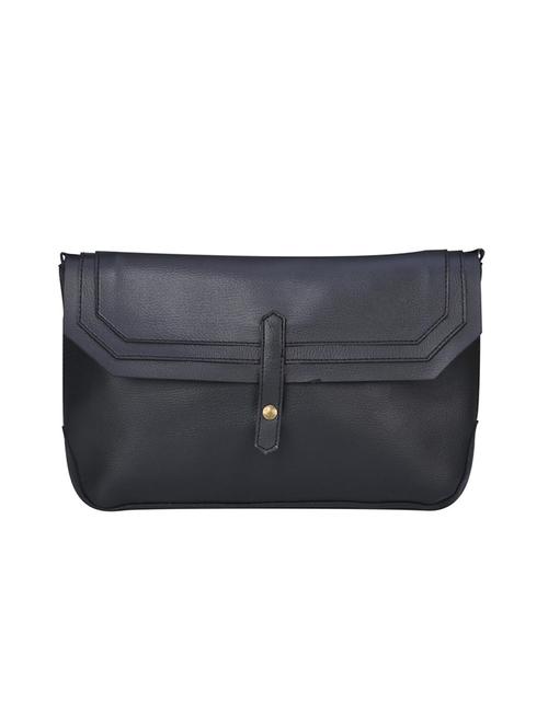 black leatherette regular sling bag - 14143262 - Very Small Image - 1