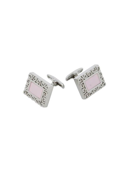 pink metal cufflink - 14144553 - Very Small Image - 1