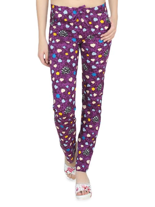 purple cotton pajama - 14145553 - Very Small Image - 1