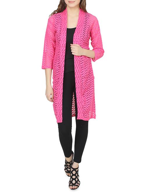 pink net shrug - 14145566 - Very Small Image - 1