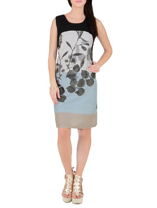 black cotton dress - 14146229 - Very Small Image - 1