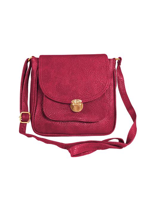 red cotton regular sling bag - 14148277 - Very Small Image - 1