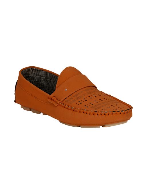 tan leatherette slip on loafer - 14152854 - Very Small Image - 1