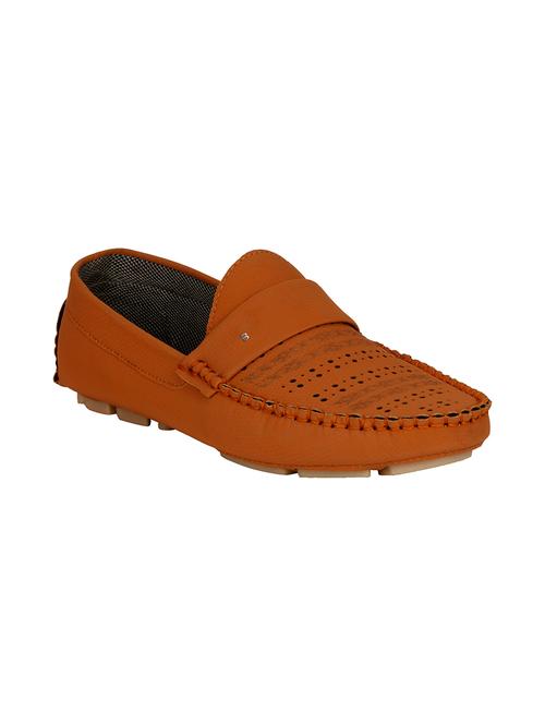 tan leatherette slip on loafer - 14152855 - Very Small Image - 1