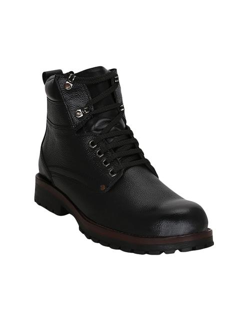 black leather high ankle boot - 14153618 - Very Small Image - 1