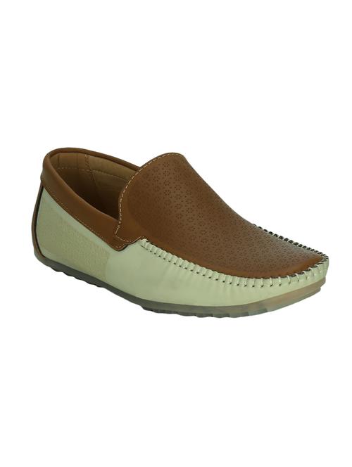 brown leather slip on loafer - 14153629 - Very Small Image - 1