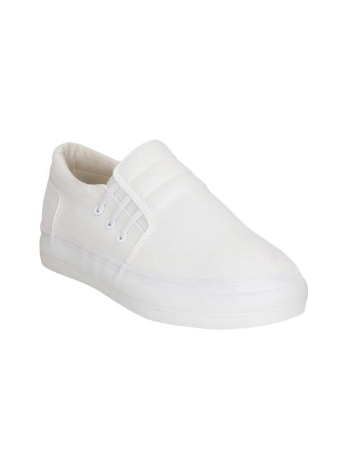 white canvas casual slipon - 14153645 - Very Small Image - 1