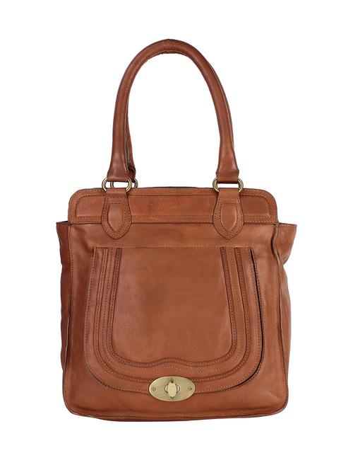 aditi wasan brown leather handbag - 14154480 - Very Small Image - 1
