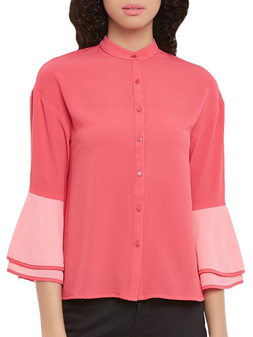 pink regular shirt - 14155361 - Very Small Image - 1