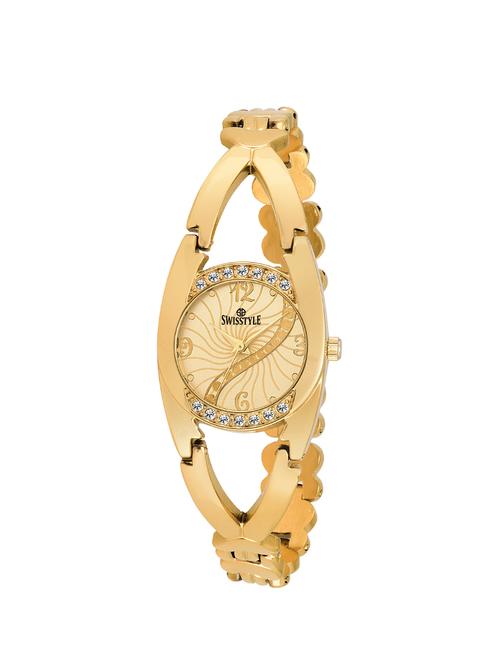 swisstyle stainless steel ladies anolog watch - 14155639 - Very Small Image - 1