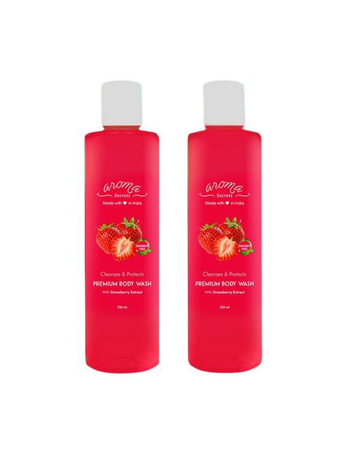 aroma secrets strawberry flavoured body wash combo(stst-2) - 14155867 - Very Small Image - 1