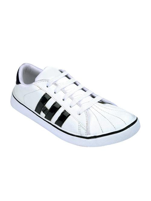white  lace-up sneaker - 14158017 - Very Small Image - 1