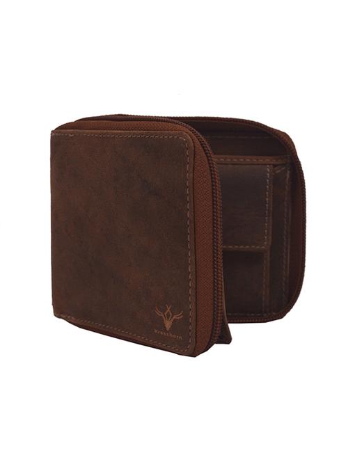 brown leather wallet - 14160559 - Very Small Image - 1