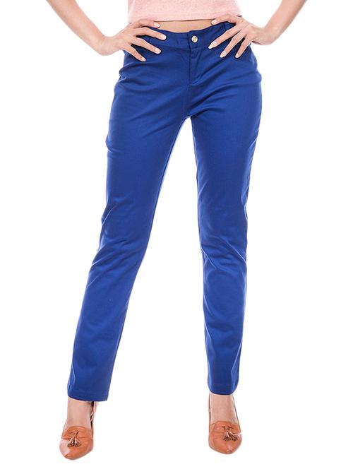 blue satin trouser - 14160723 - Very Small Image - 1