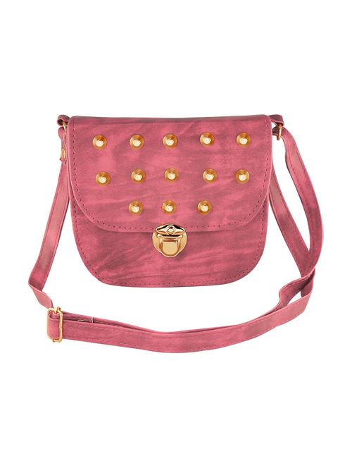 pink cotton regular sling bag - 14161822 - Very Small Image - 1