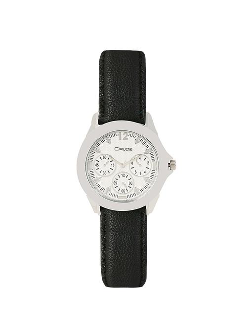 crude white dial watch-rg42 with leather strap - 14162155 - Very Small Image - 1